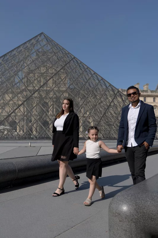 Mini photo session Le Louvre, Paris